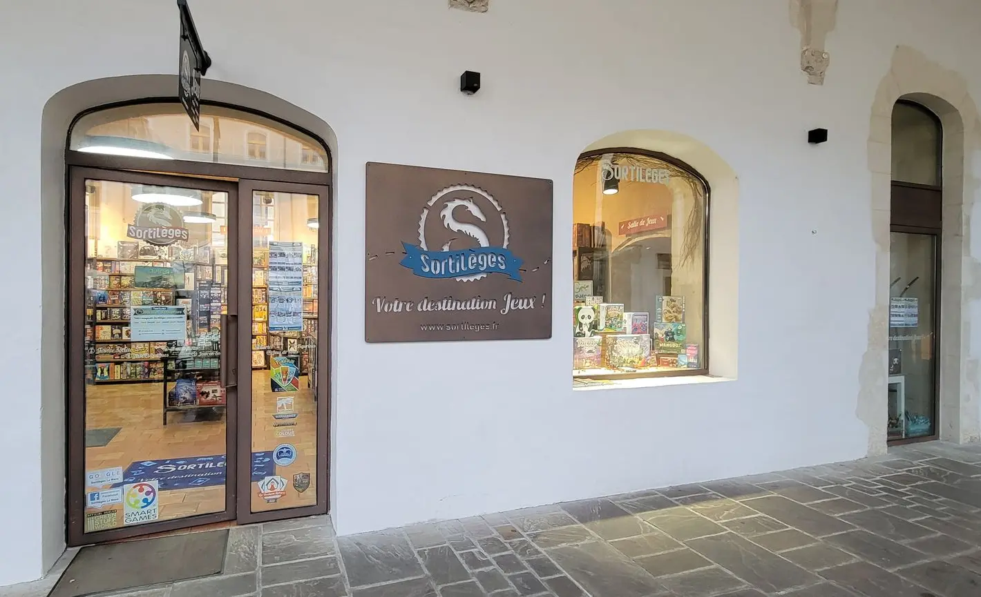 Boutique de jeux Sortilèges au Mans