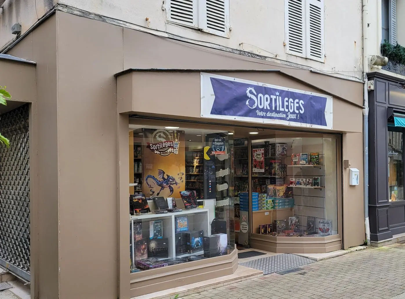 Boutique de jeux Sortilèges à Niort
